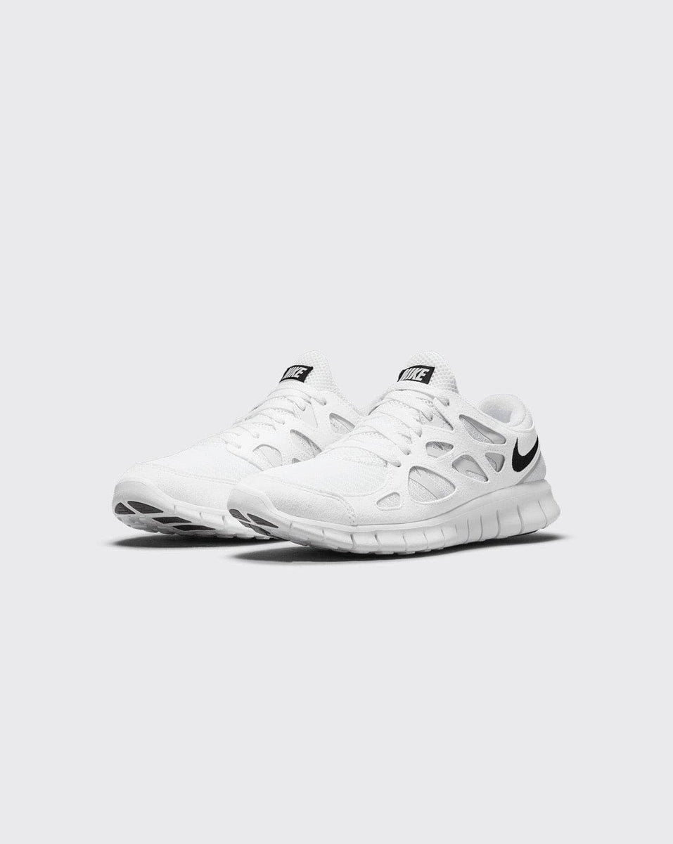 All white nike hot sale free run