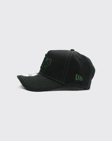 Black New era 940AF Colour Contrast Oakland Athletics new era cap
