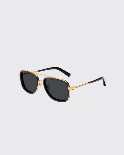 Black/Gold 9FIVE Crowns Black & 24k Gold 9five glasses