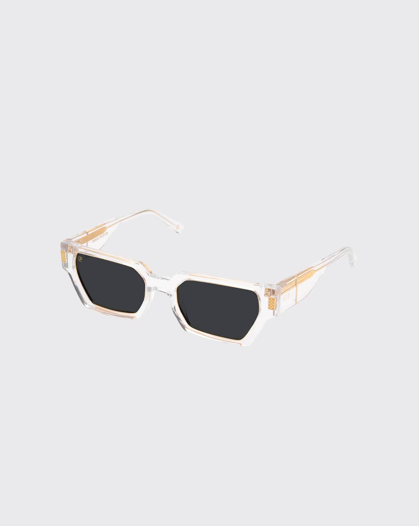Crystal/24k Gold 9FIVE Locks Crystal & 24k Gold 9five glasses