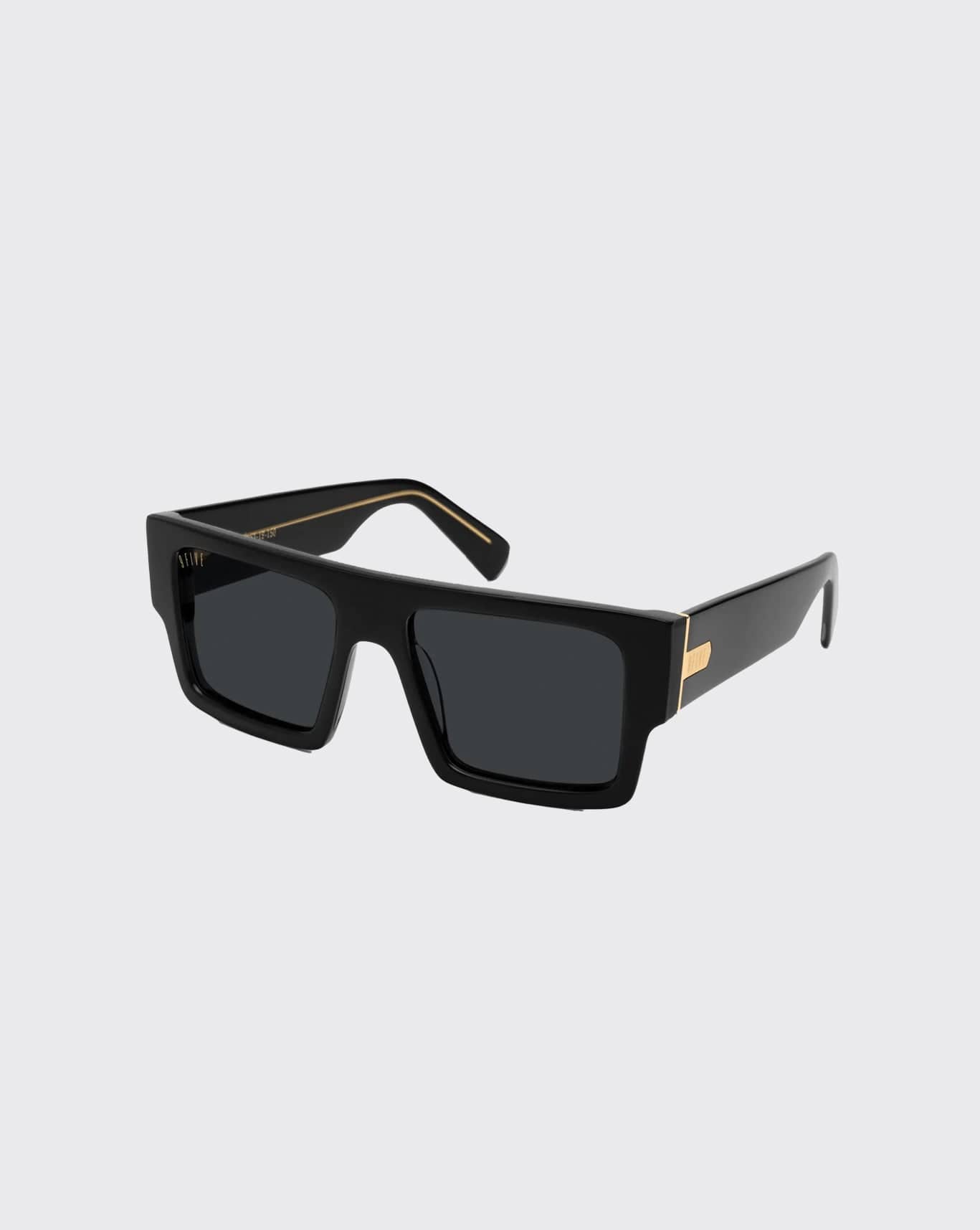 Black & 24k Gold 9five Diego XL BNG 9five Sunglass