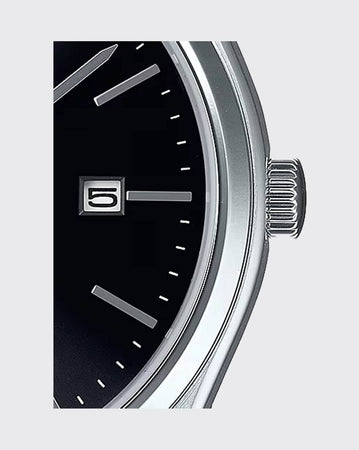 Black/Silver Casio Analogue Day Date Retro Casio 4549526398872 Watch