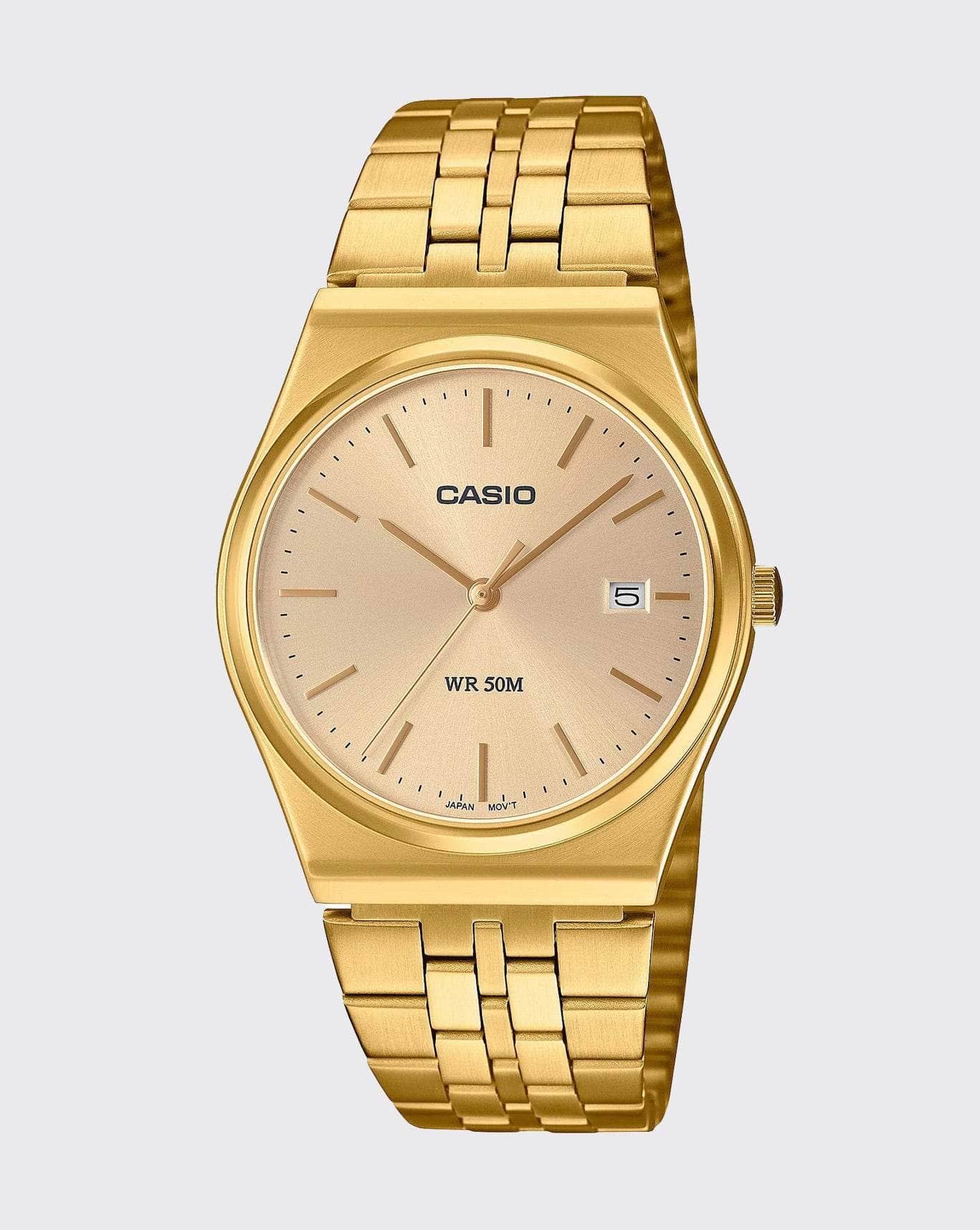 Gold Casio Analogue Casio 4549526360756 Watch