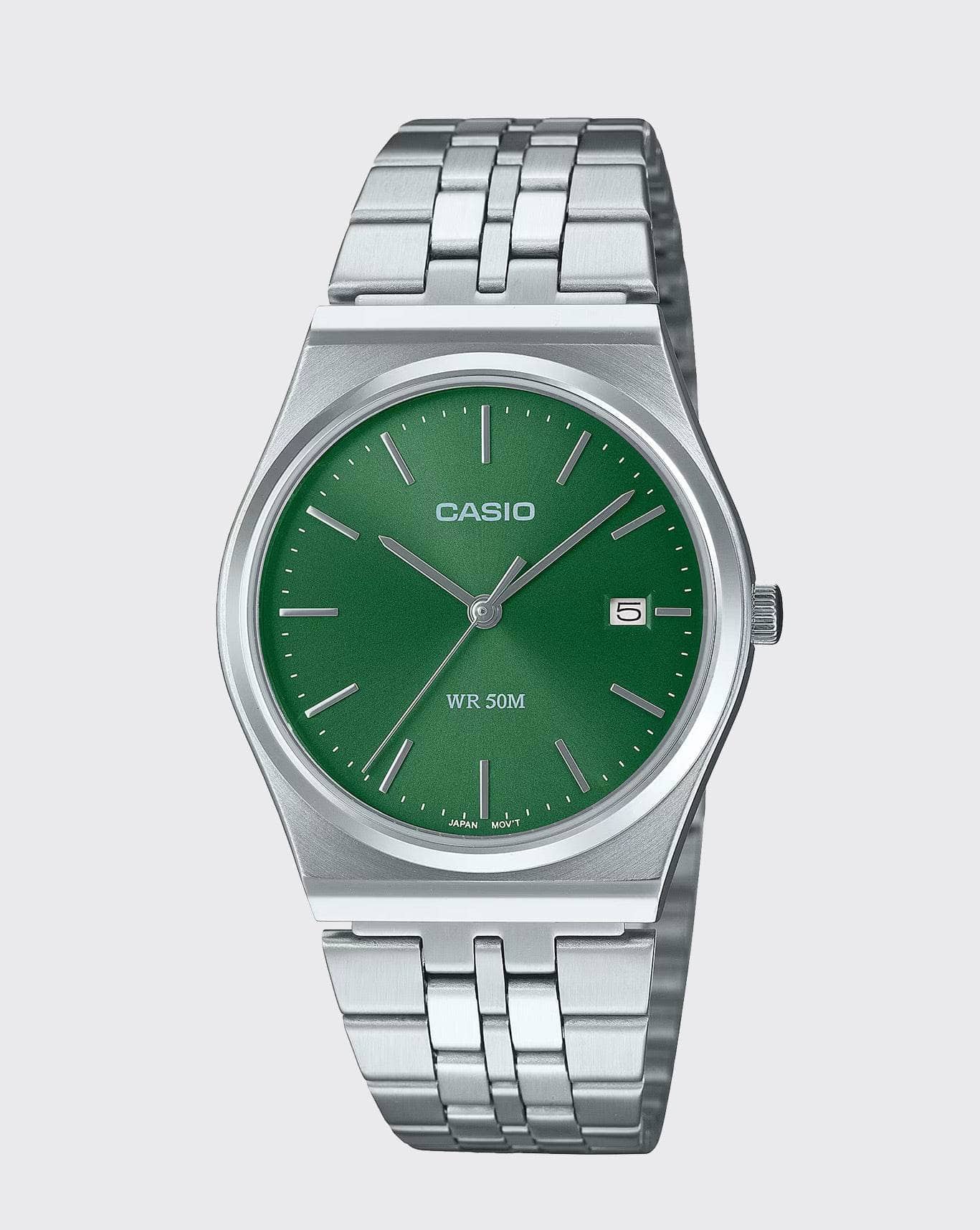 Black/Silver Casio Analogue Retro Casio Watch