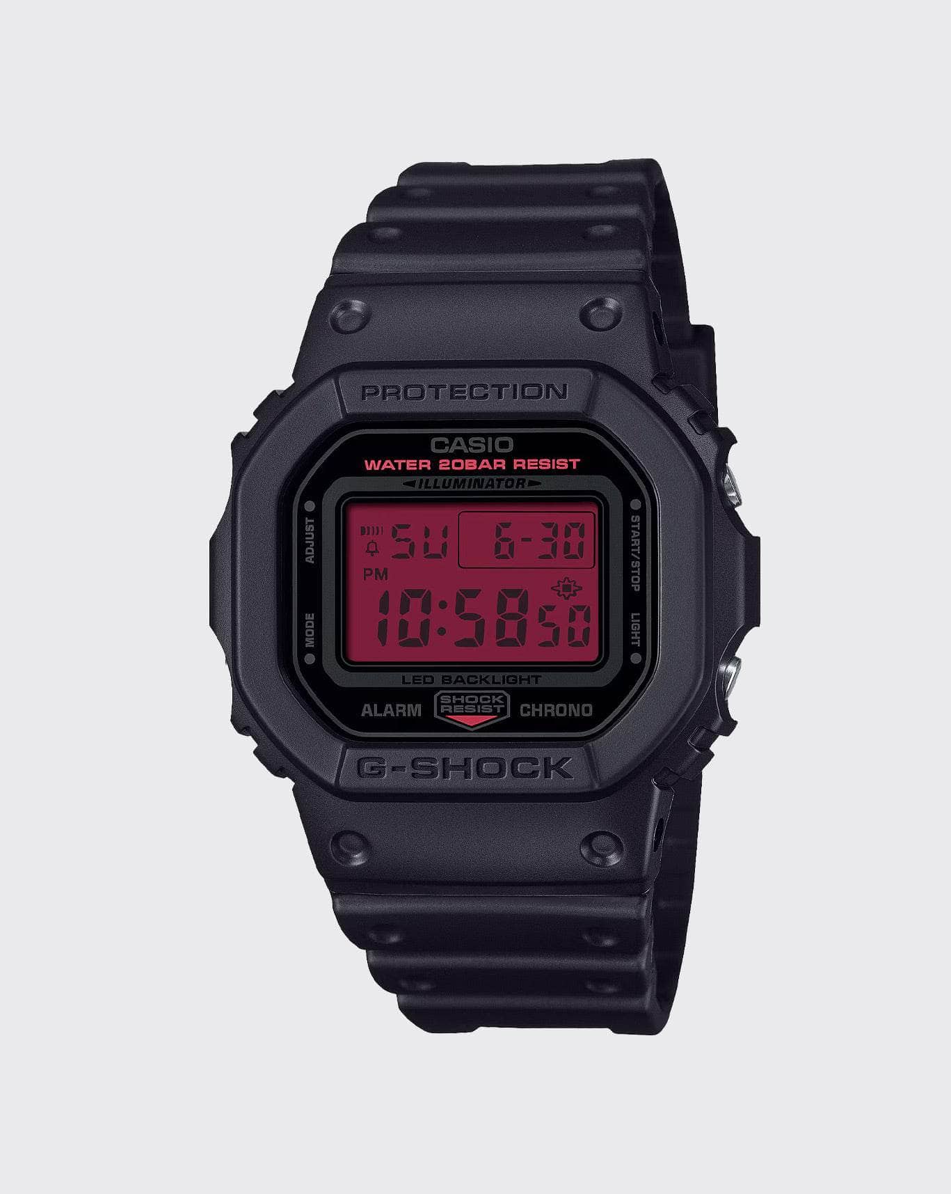 Black G Shock Dig Casio Watch