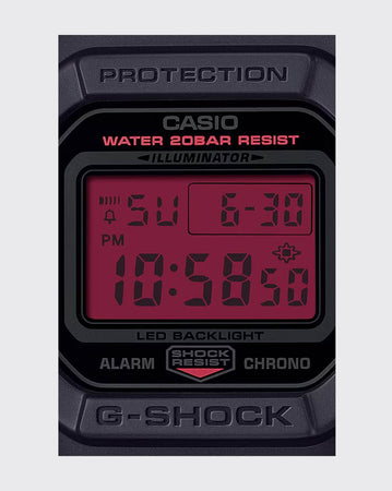 Black G Shock Dig Casio Watch