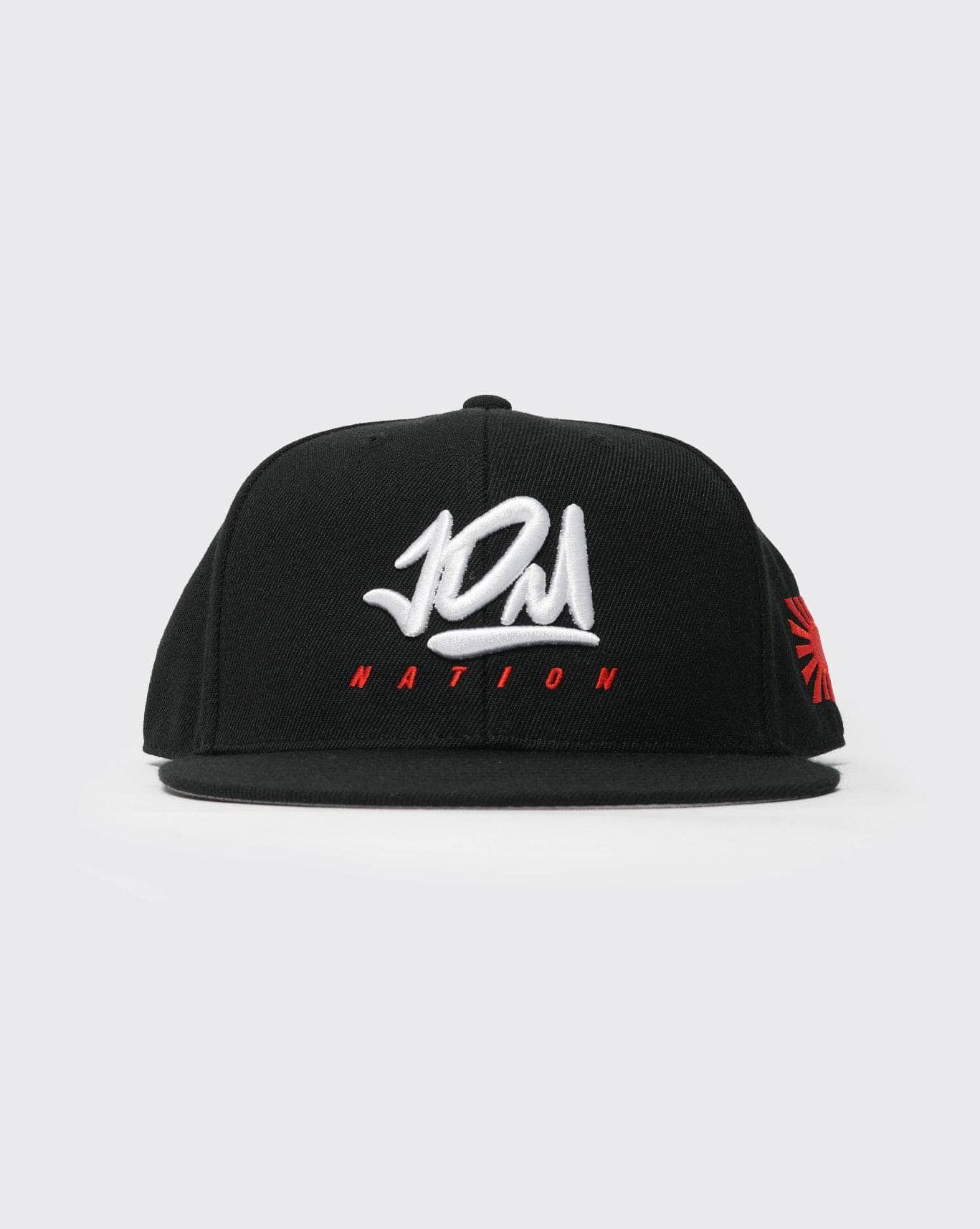Black JDM Nation Core Logo Flat Brim JDM Nation cap