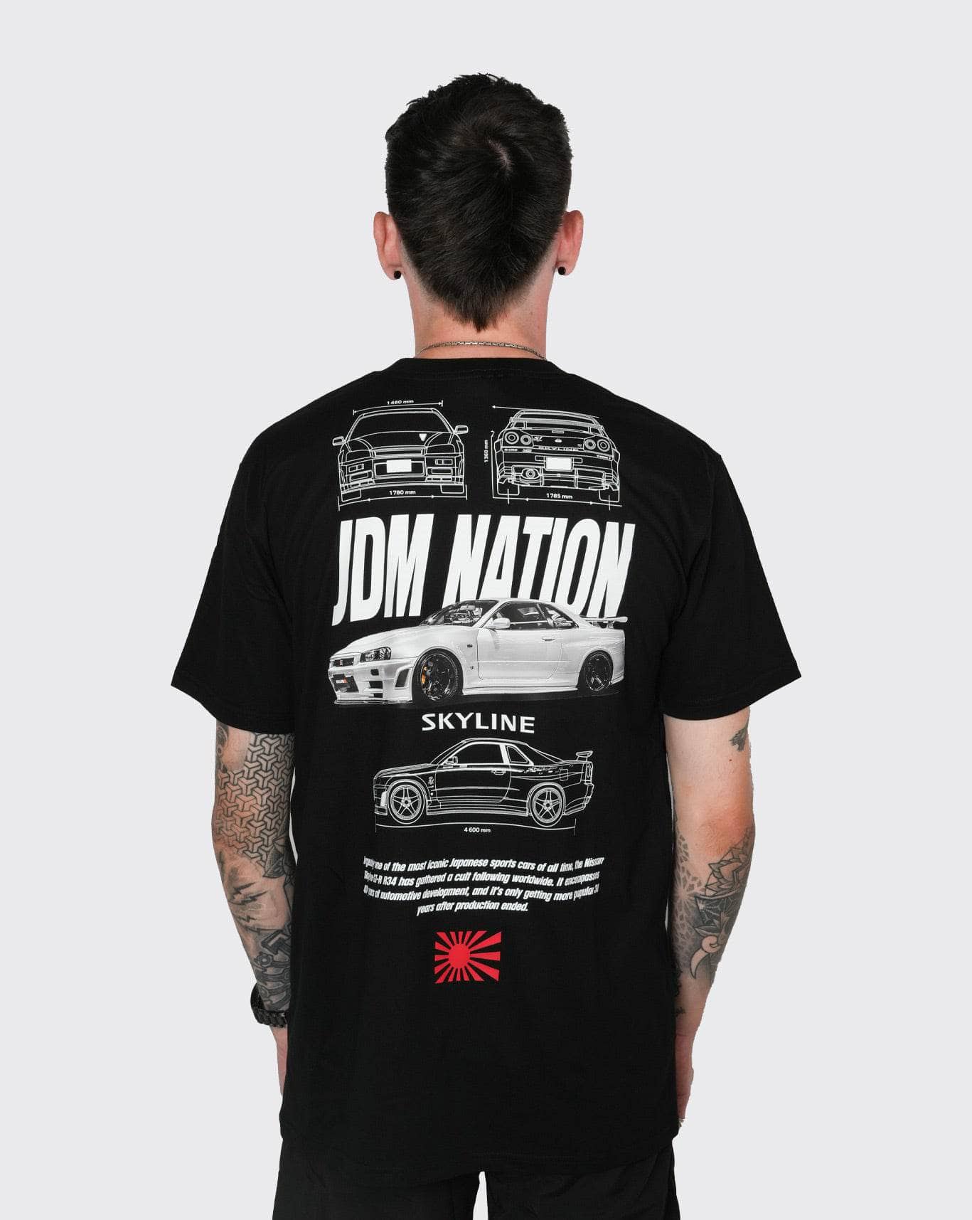 JDM Nation Skyline DimensionsTee JDM Nation Shirt