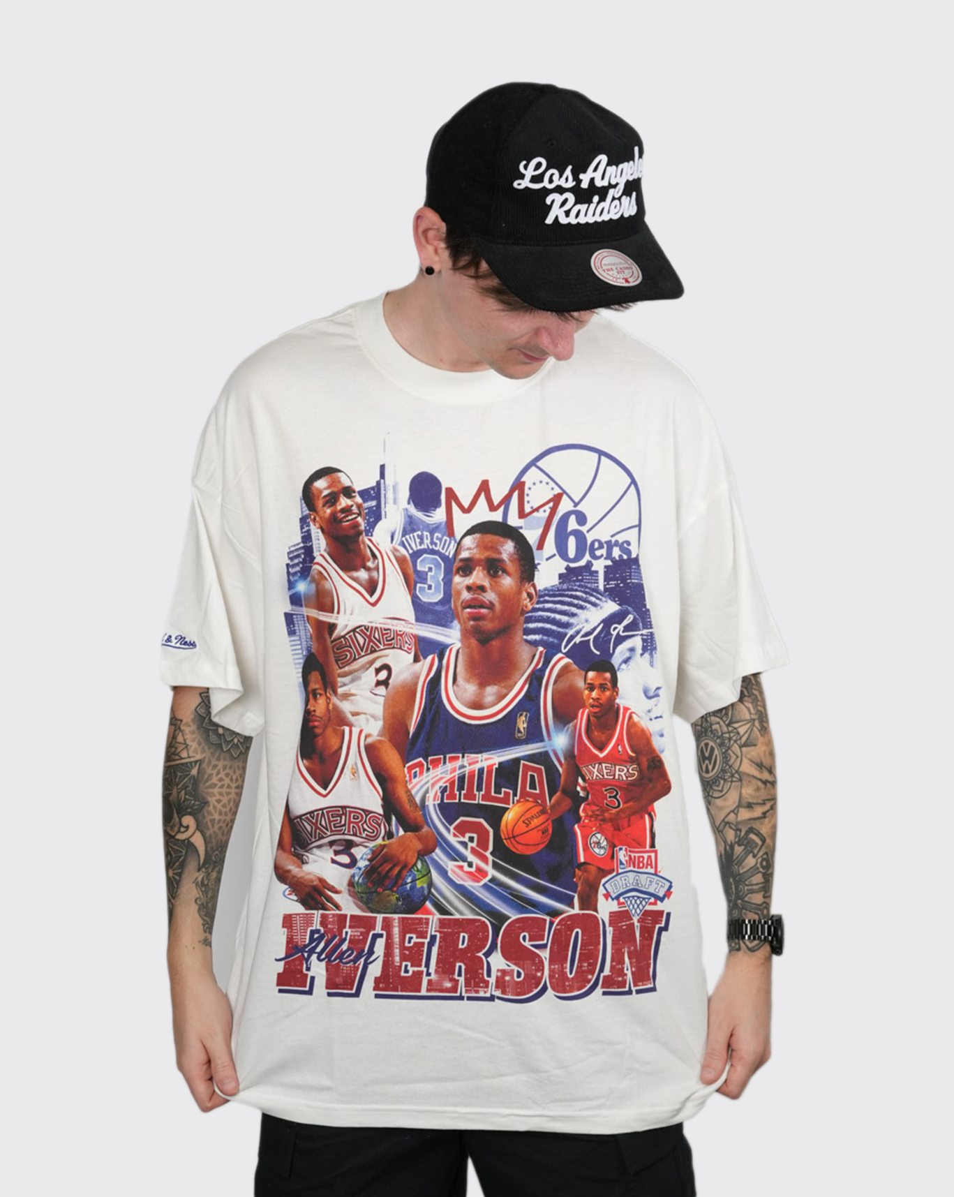 Mitchell and Ness WE TALKIN TEE 76ERS IVERSON