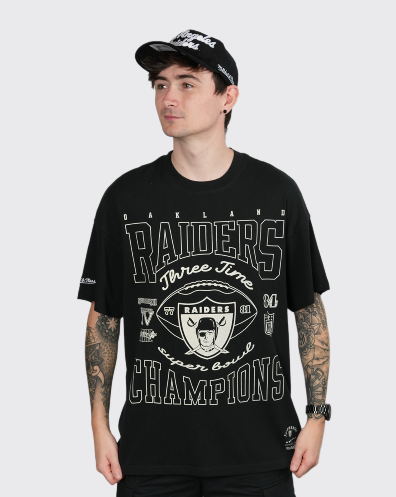 Mitchell and Ness 3 Time Tee Raiders