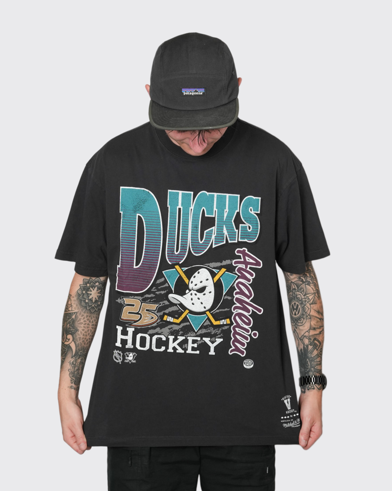 Mitchell and Ness Basket Tee Ducks