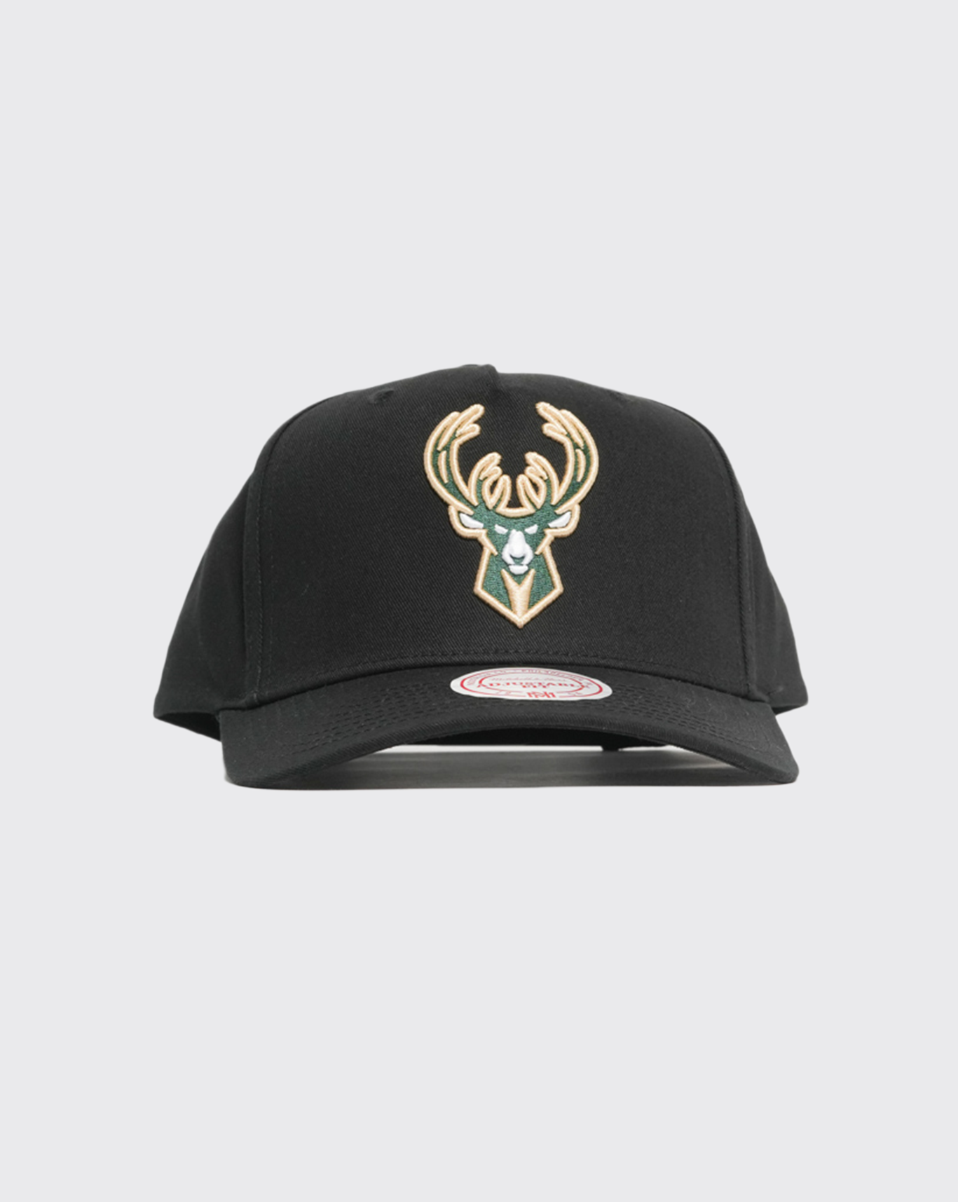 Mitchell and Ness Black Team Logo MVP Bucks