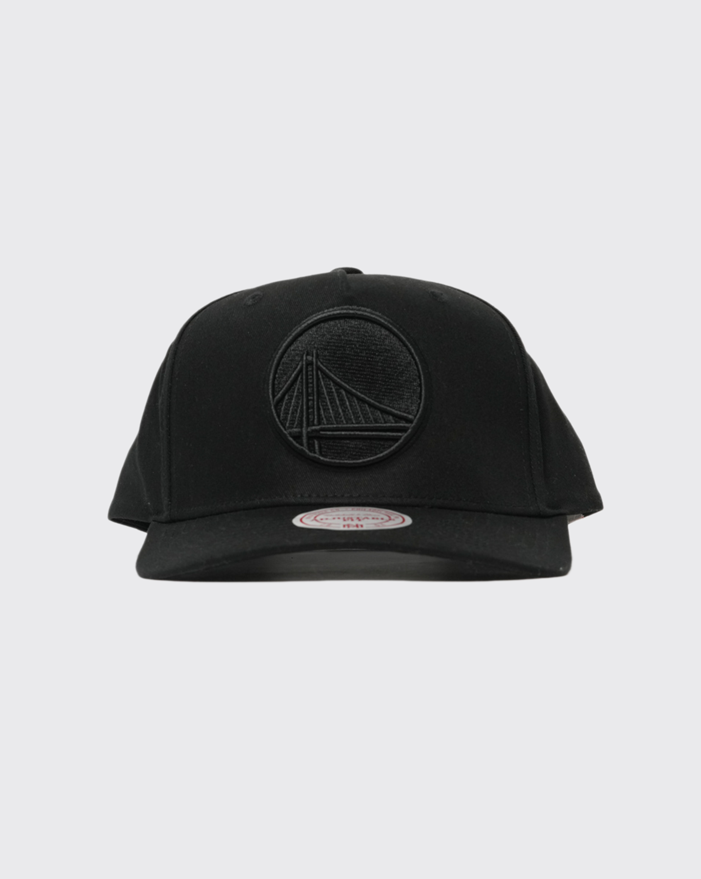 Mitchell and Ness Black Team logo MVP Warriors