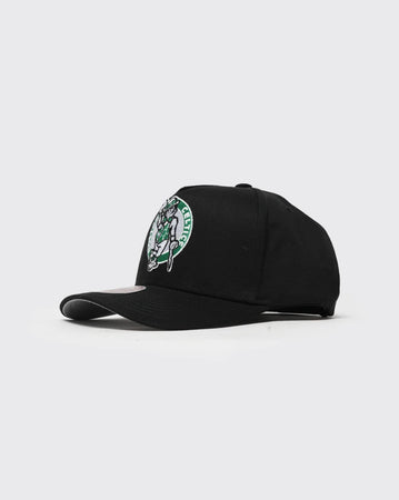 Black/Team Colour Mitchell and Ness Boston Celtics Evergreen Team Pro Pinch mitchell and ness cap