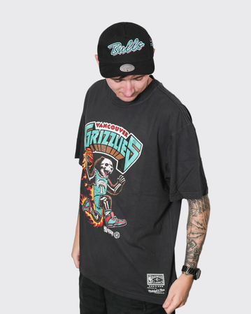 Mitchell and Ness On Fire Tee Grizzlies