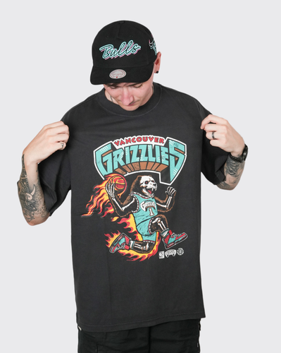 Mitchell and Ness On Fire Tee Grizzlies