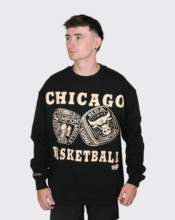 Mitchell and Ness Rings Crew Bulls mitchell and ness hoody