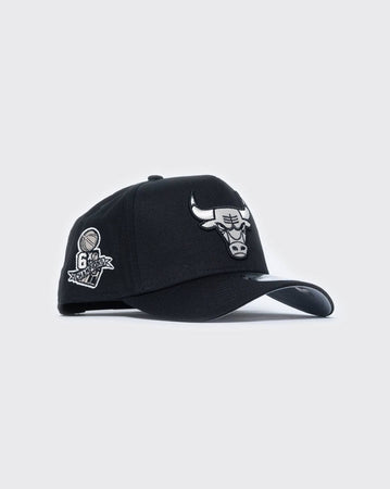 BLKIVO / OSFM New Era 940 A-Frame Black Ivory Chicago Bulls new era cap