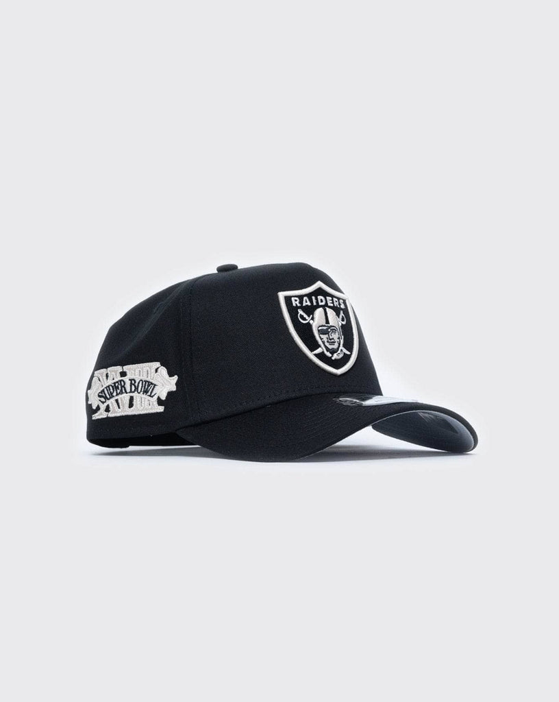 Raiders Superbowl Patches (Black) Snapback – Cap World: Embroidery