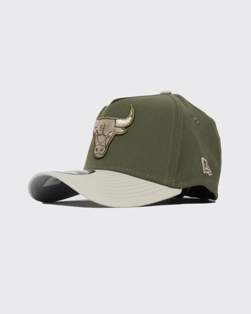 New era 3930 A-Frame Vintage Olive Chicago Bulls