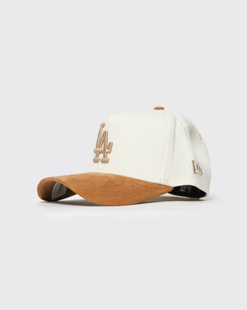 New era 3930 A-Frame 2-Tone White Suede Los Angeles Dodgers new era cap