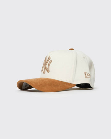 New era 3930 A-Frame 2-Tone White Suede New York Yankees new era cap