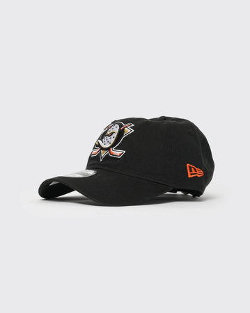 Black New era 920 Black Washed Anaheim Ducks new era cap