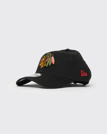 Black New era 920 Black Washed Chicago Blackhawks new era cap