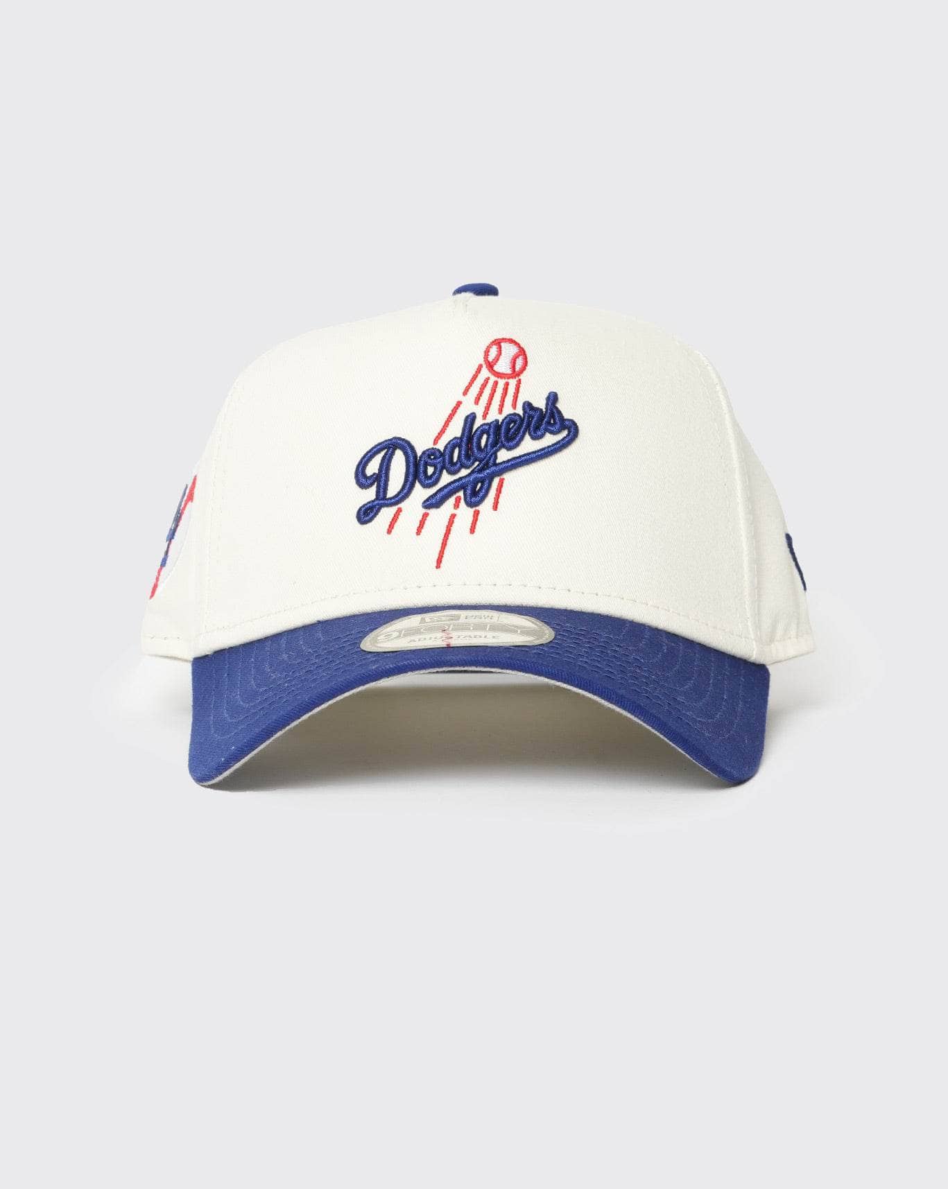 Chalk White New era 940 A-Frame MLB WordMark Los Angeles Dodgers new era cap