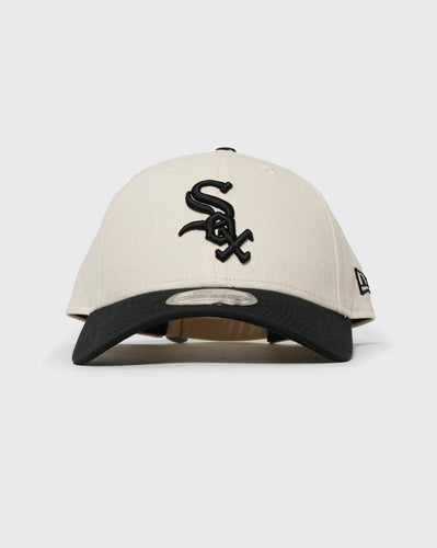 Cream/Black New era 940 Colour Block Chicago White Sox new era cap