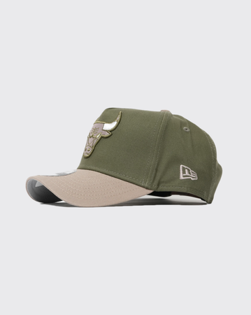 New Era 940 A-frame chicago bulls vintage olive