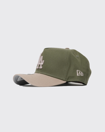 New Era 940 A-frame los angeles dodgers vintage olive