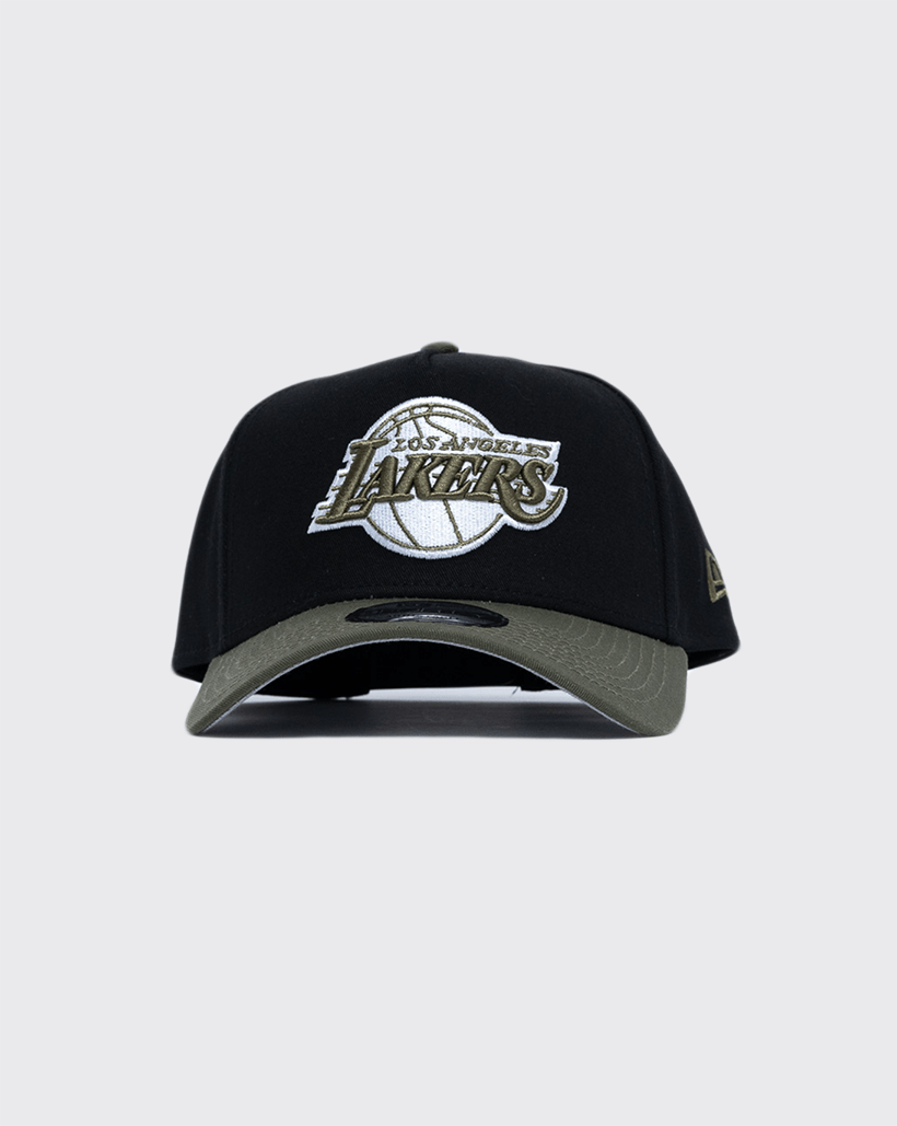 olive New era 940 aframe los angeles lakers new era cap