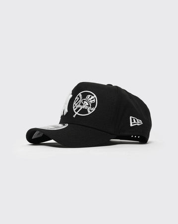 Black New era 940 A-Frame Black Glow New York Yankees new era cap