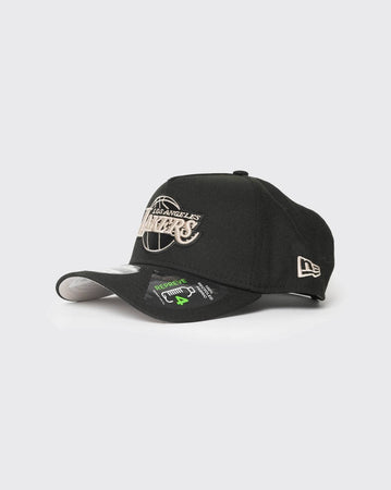 Black New era 940 A-Frame Black Stone Los Angeles Lakers new era cap