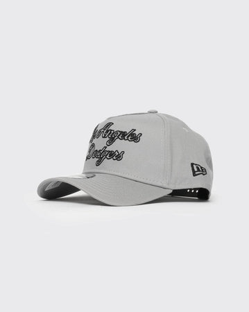 Graphite era 940 A-Frame Chainstitch Script Los Angeles Dodgers new era cap