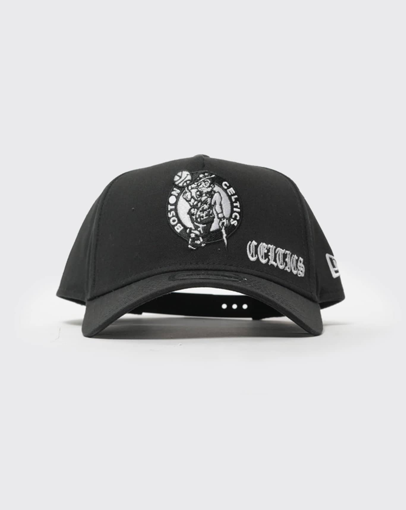 Black New era 940 A-Frame Gothic Flawless Boston Celtics new era cap