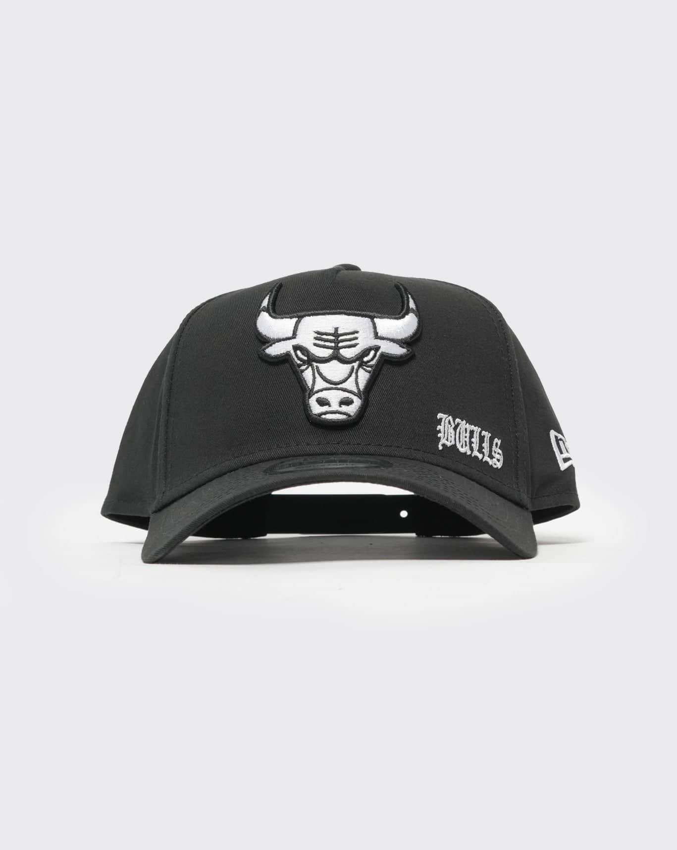 Black New era 940 A-Frame Gothic Flawless Chicago Bulls new era cap
