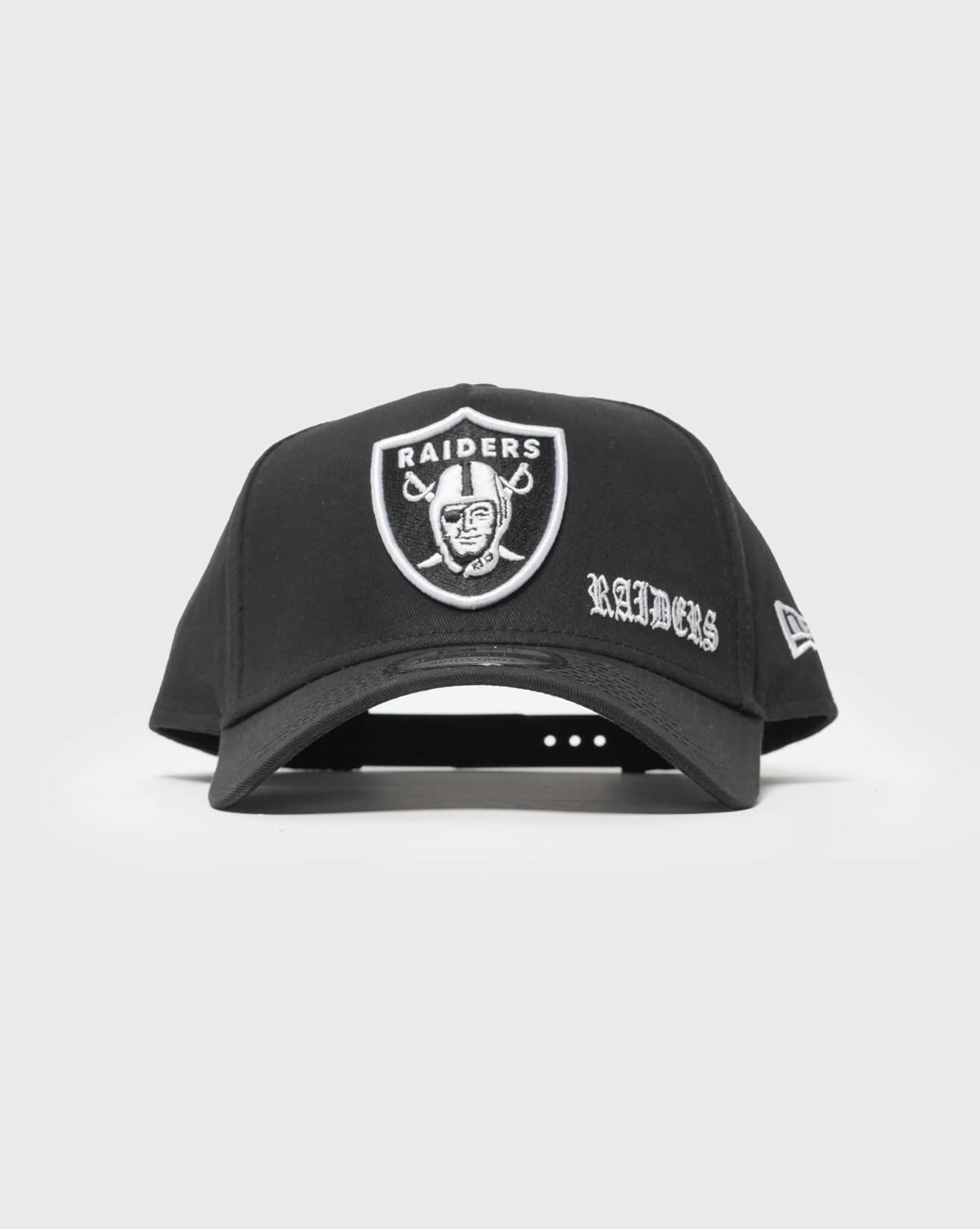 Black New era 940 A-Frame Gothic Flawless Las Vegas Raiders new era cap