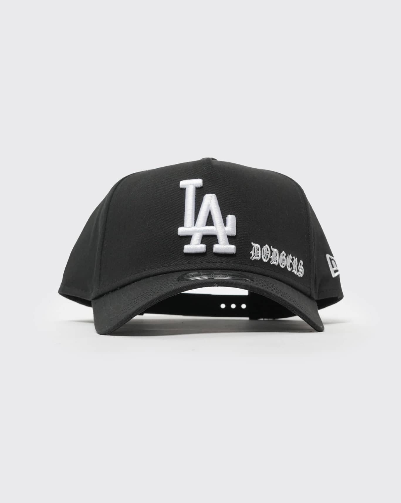 Black New era 940 A-Frame Gothic Flawless Los Angeles Dodgers new era cap