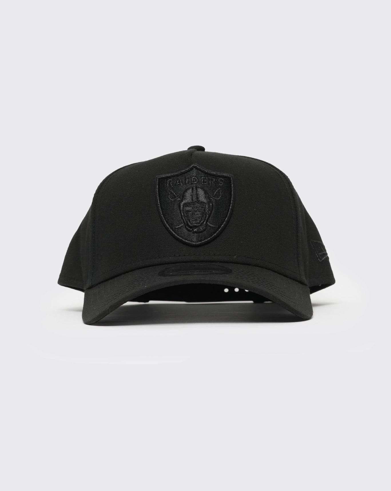 Black/Black New era 940 A-Frame Metallic Las Vegas Raiders new era cap