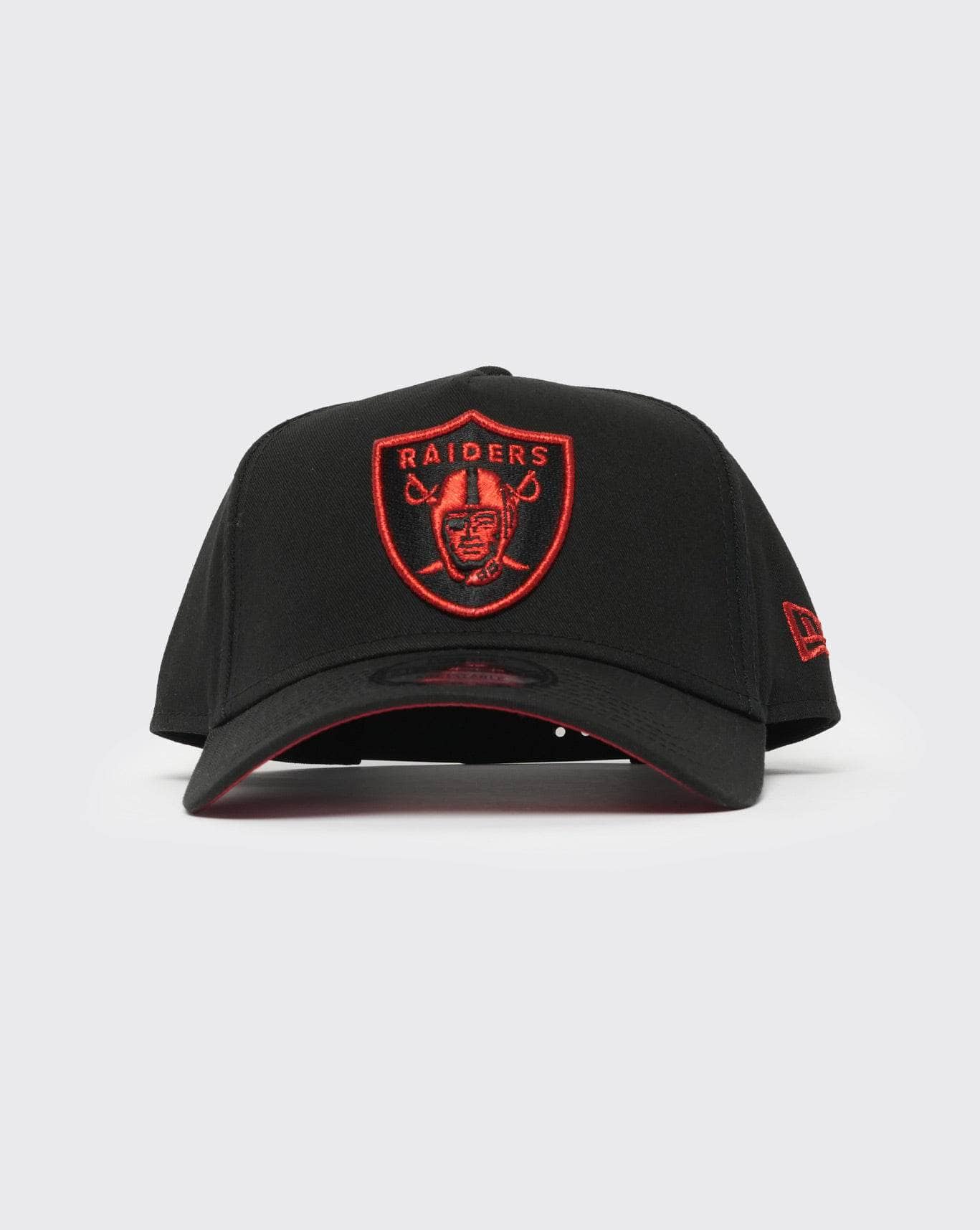 Black/Red New era 940 A-Frame Metallic Las Vegas Raiders new era cap