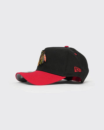 Official Team Colours New era 940 A-Frame NHL 2 Tone Chicago Blackhawks new era cap