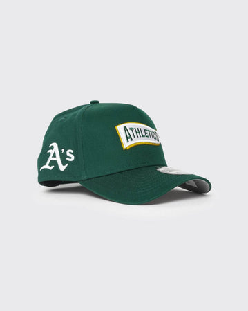 Official Team Colour New era 940 A-Frame Pennant Oakland Athletics new era cap