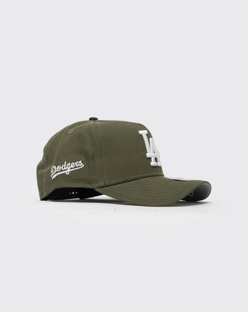 New Olive New era 940AF Seasonal Script Los Angeles Dodgers new era cap