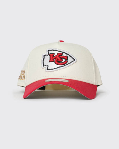 Chalk White/OTC New era 940 A-Frame Super Bowl 2-Tone Kansas City Chiefs new era cap