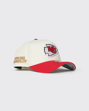Chalk White/OTC New era 940 A-Frame Super Bowl 2-Tone Kansas City Chiefs new era cap