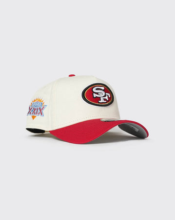 Chalk White/OTC New era 940 A-Frame Super Bowl 2-Tone San Francisco 49ers new era cap
