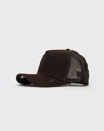 Brown New era 940AF Trucker Burnt Wood Las Vegas Raiders new era cap