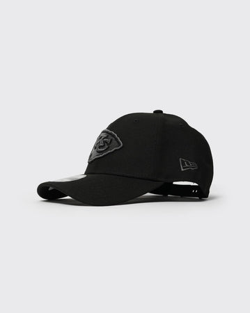 Black New era 940 Snap Metallic Blackout Kansas City Chiefs new era cap